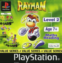 Rayman Junior Level 2 PAL Playstation  box art